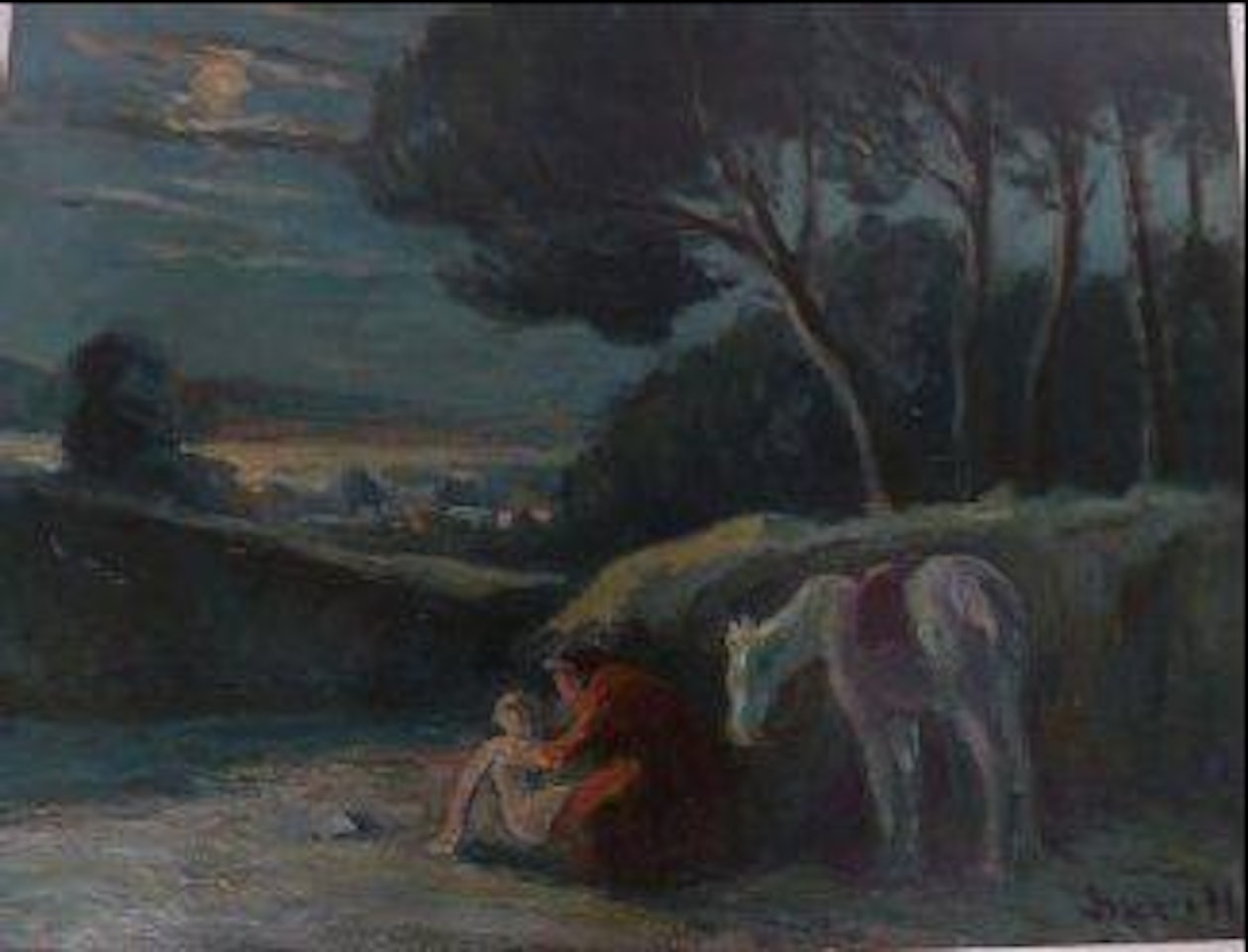 Le blessé by Maximilien Luce