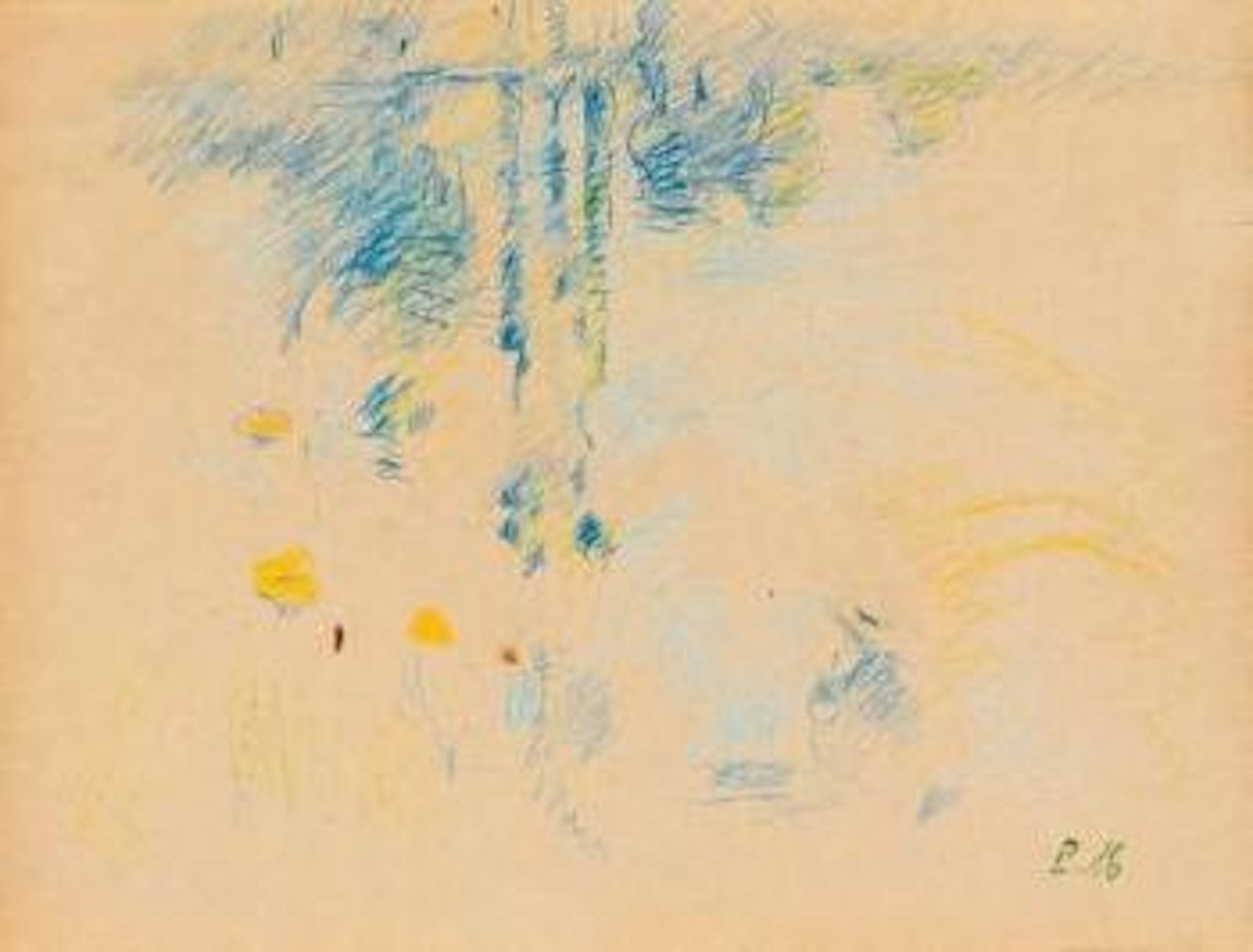 Mezy, bords de Seine by Berthe Morisot