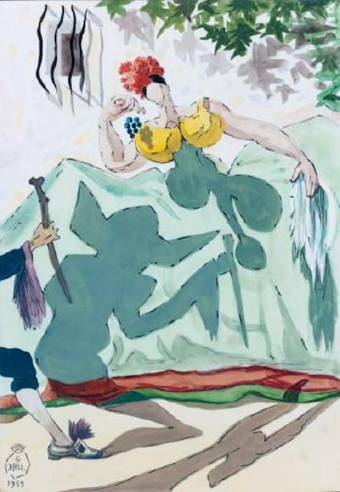 Le corrfegidor et la meunière by Salvador Dali