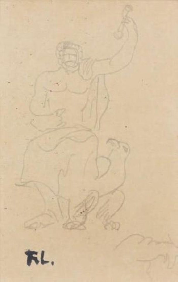 Esquisse pour le ballet David triomphant by Fernand Leger