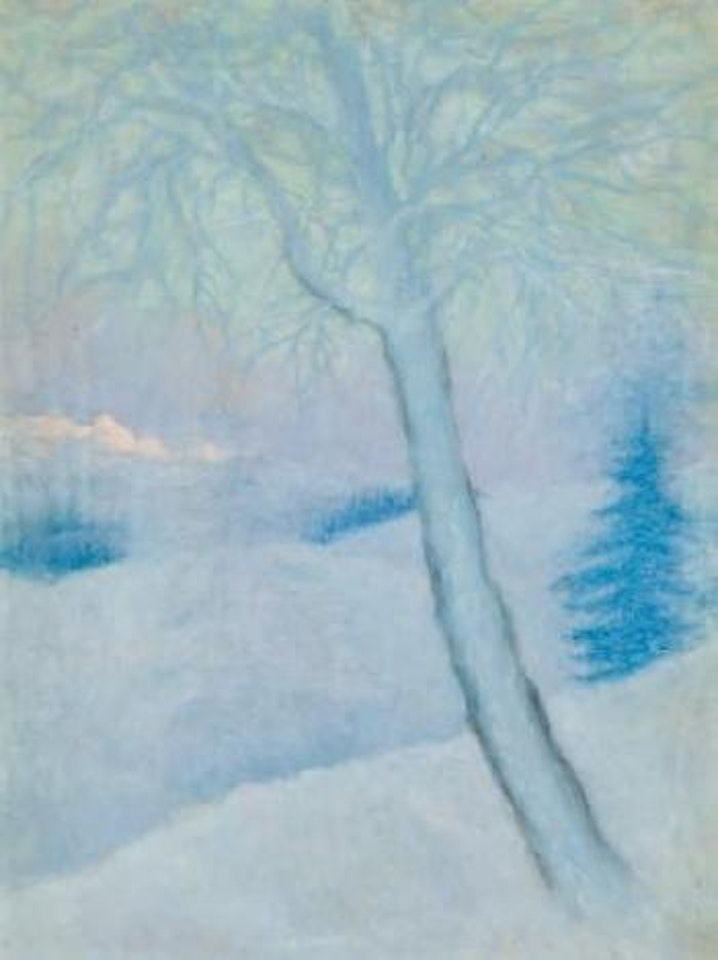 Paysage de neige by Lucien Lévy-Dhurmer