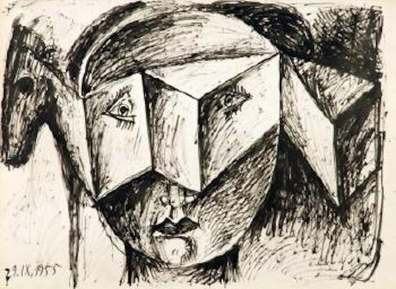 Dessin, 29.IX.1955 by Victor Brauner