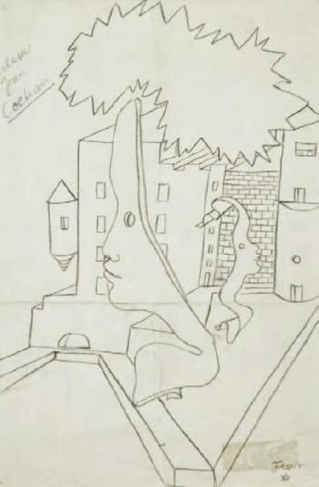 Étude pour Le crime d'Oxford by Jean Cocteau