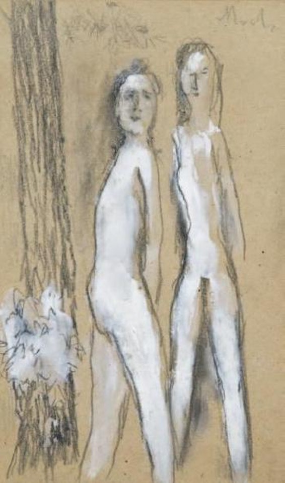 Deux nus by Mikhail Larionov