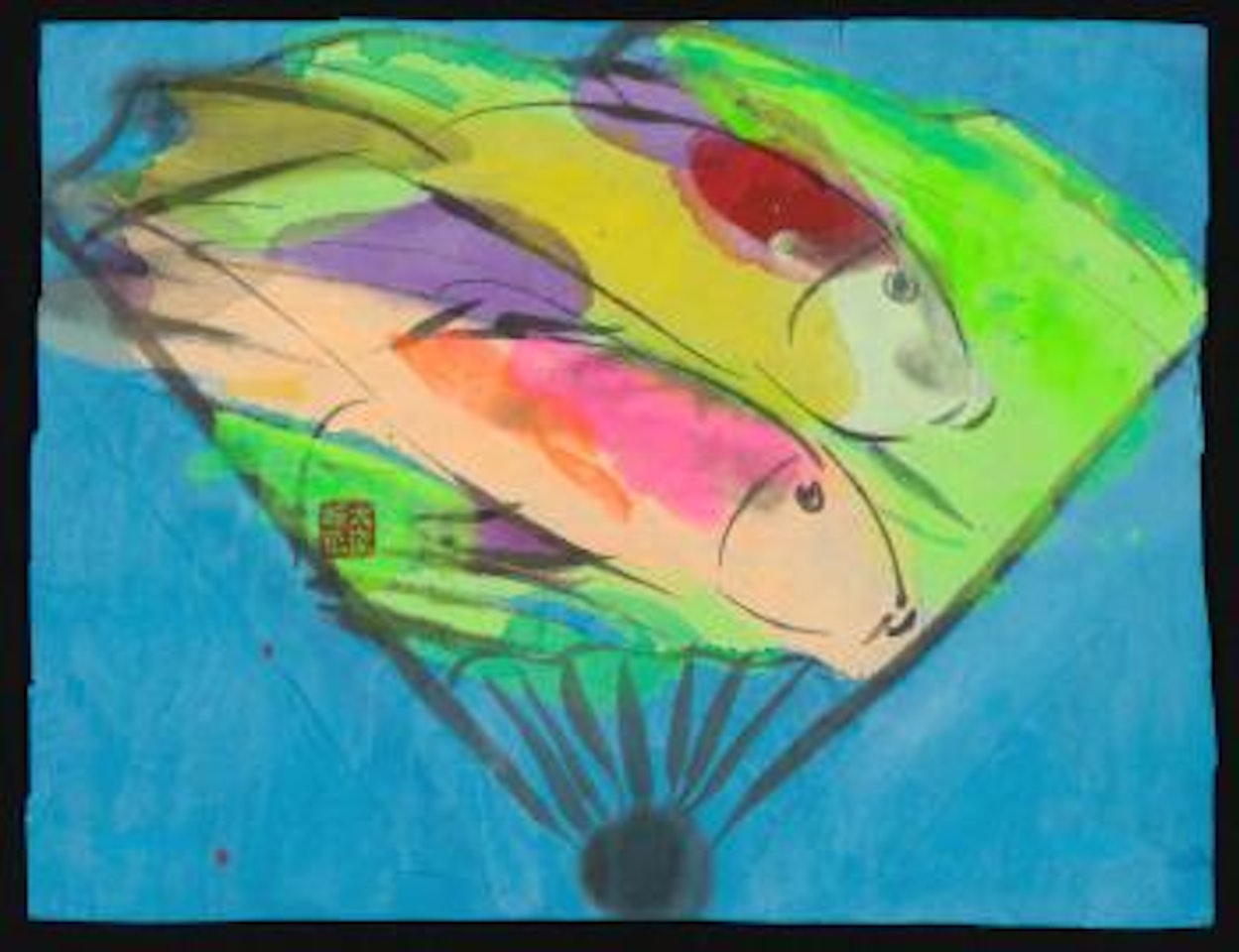 Ever seen my fish fan? by Walasse Ting