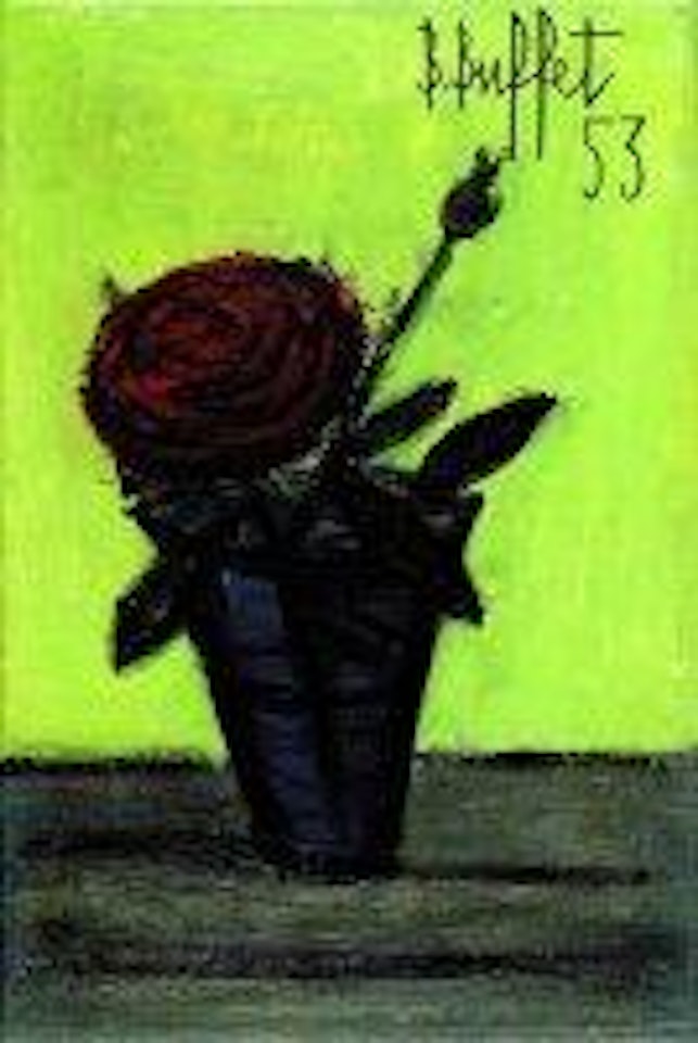 Rose rouge by Bernard Buffet