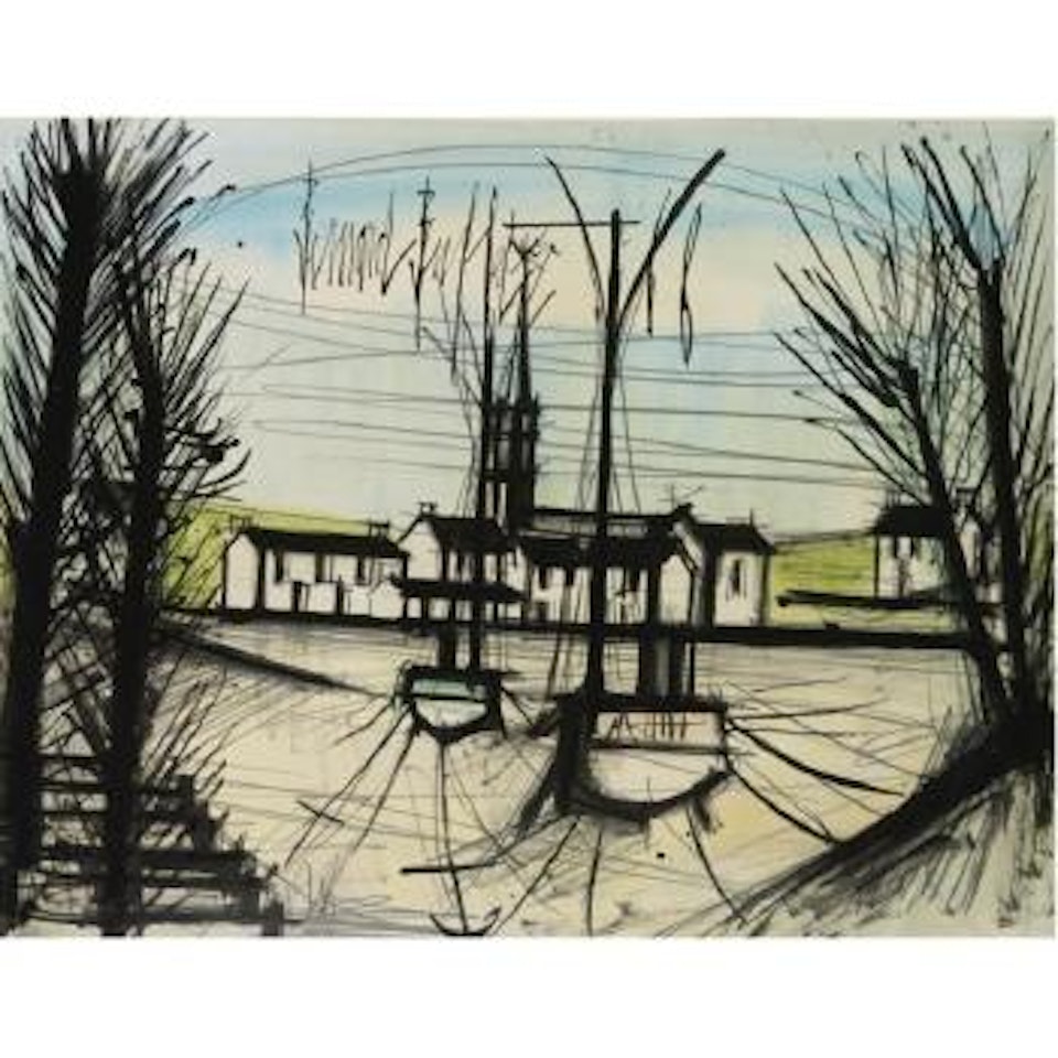 Village Et Barques by Bernard Buffet