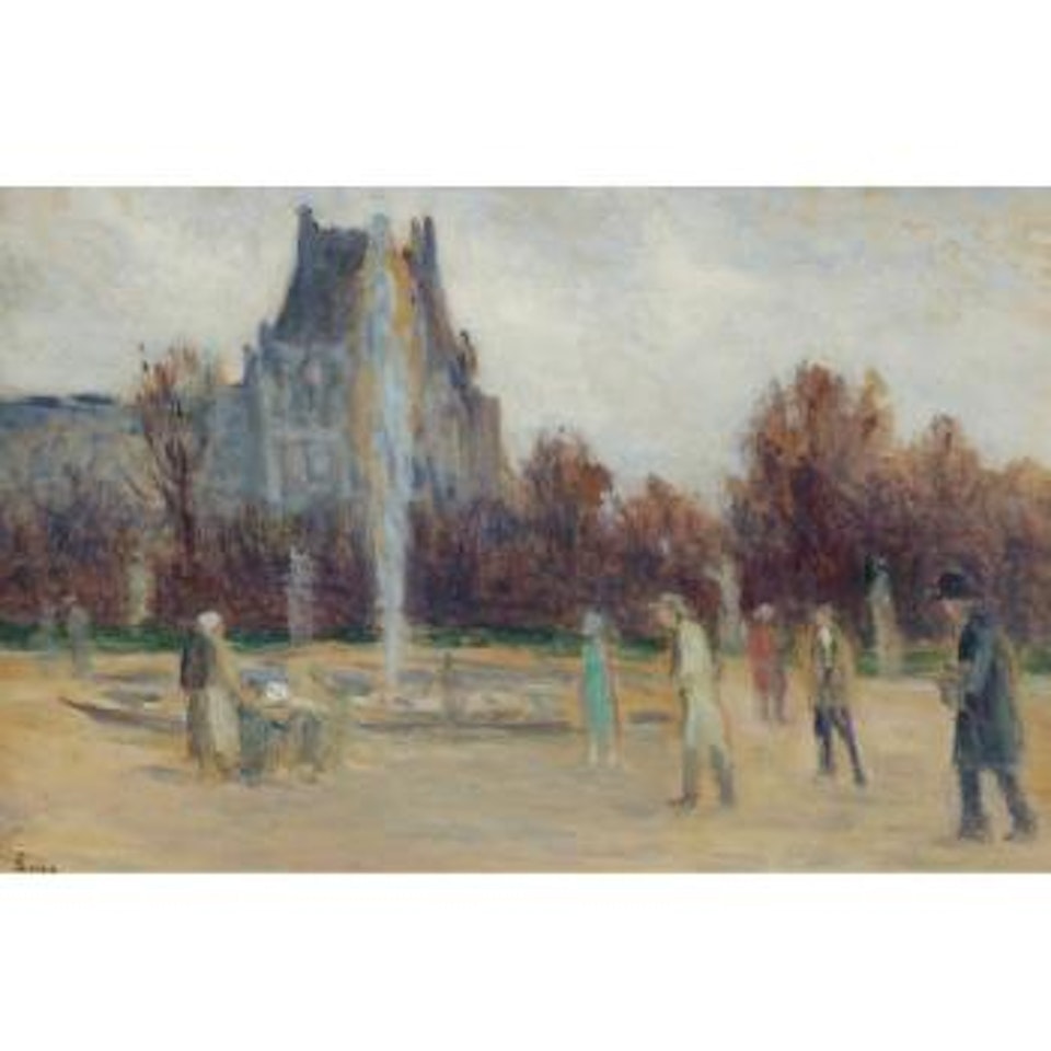 Le Jet D'eau Au Jardin Public, Tuileries by Maximilien Luce