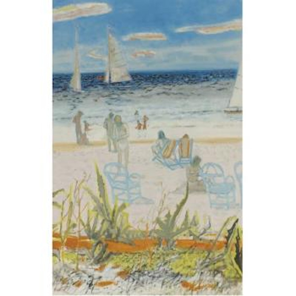 On The Beach by Maurice Brianchon