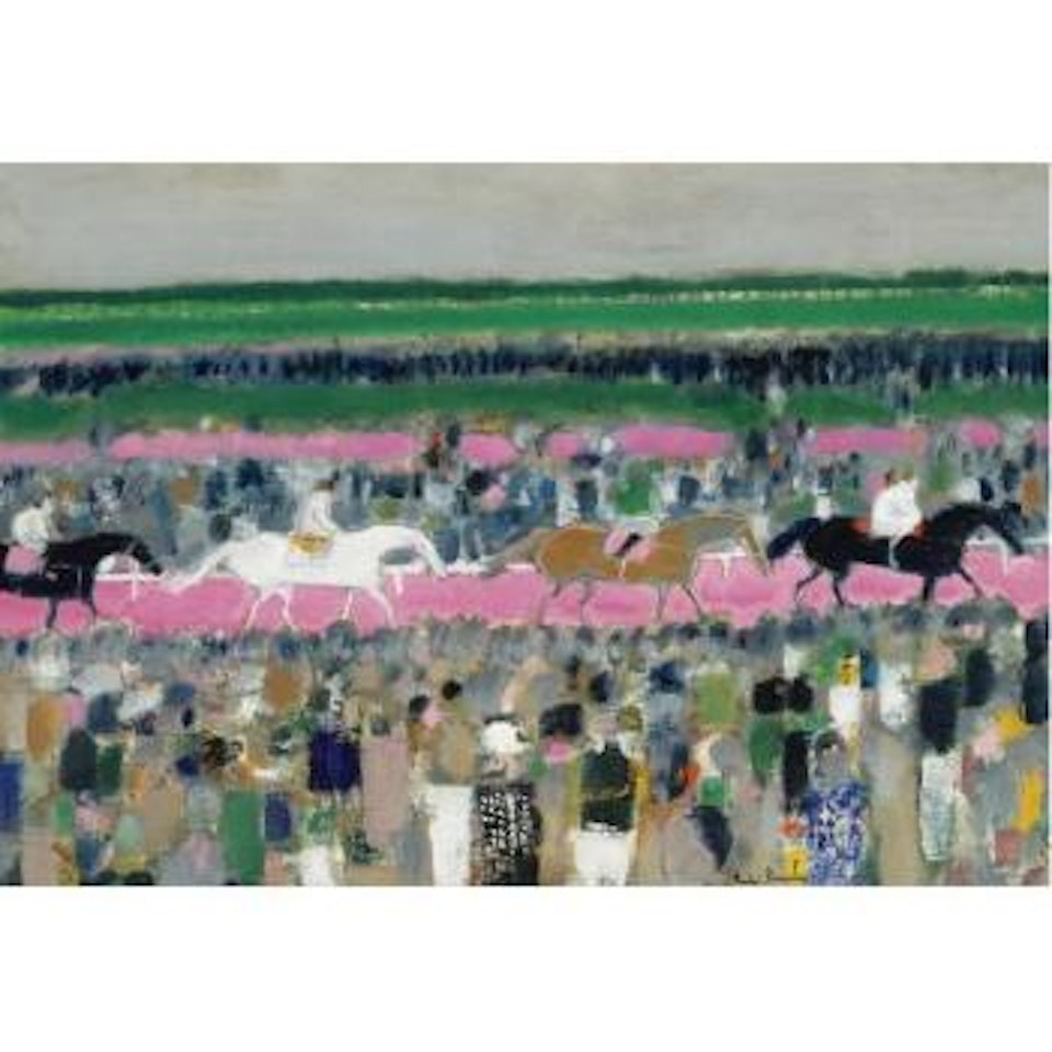 Le Champ De Courses Á Maisons Laffitte by André Brasilier