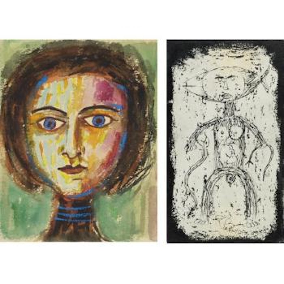 Portrait Of A Girl And A Totemic Figure: Two Works by Victor Brauner