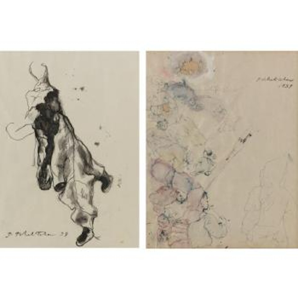 Two Studies For Leaf Children by Pavel Tchelitchew