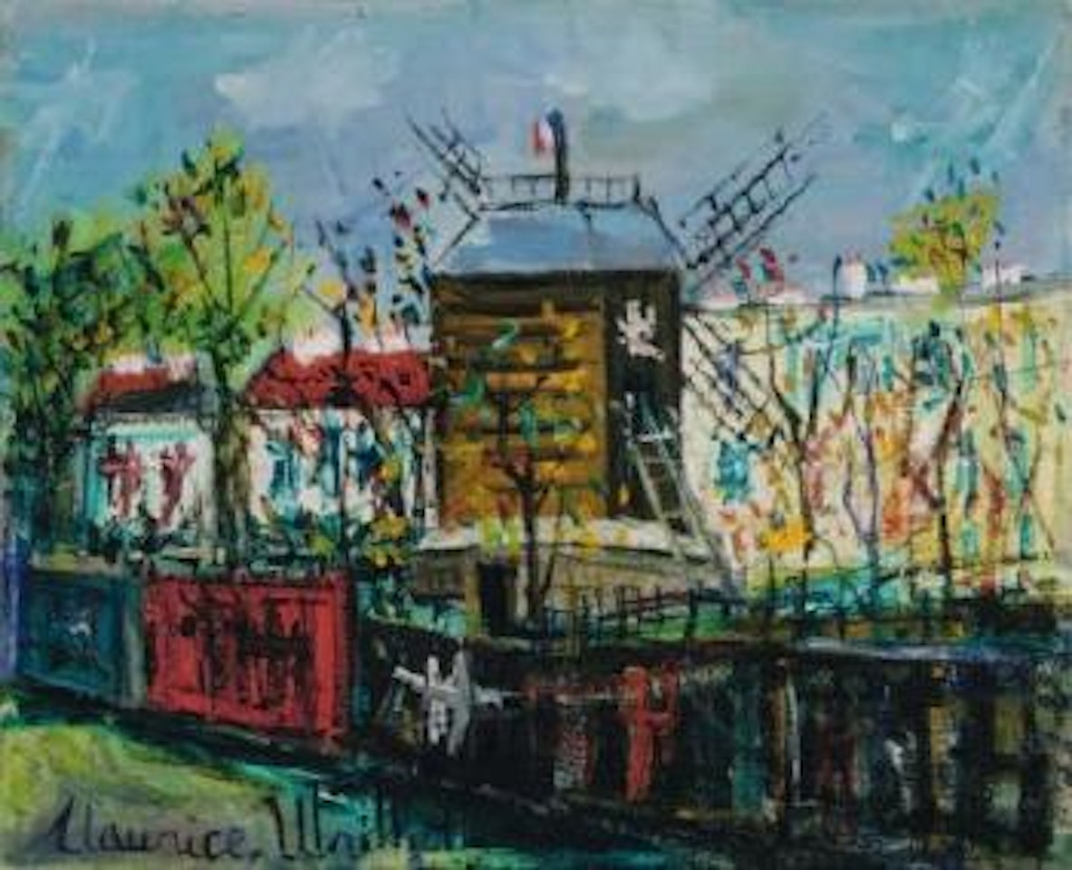 Le Moulin de la Galette by Maurice Utrillo
