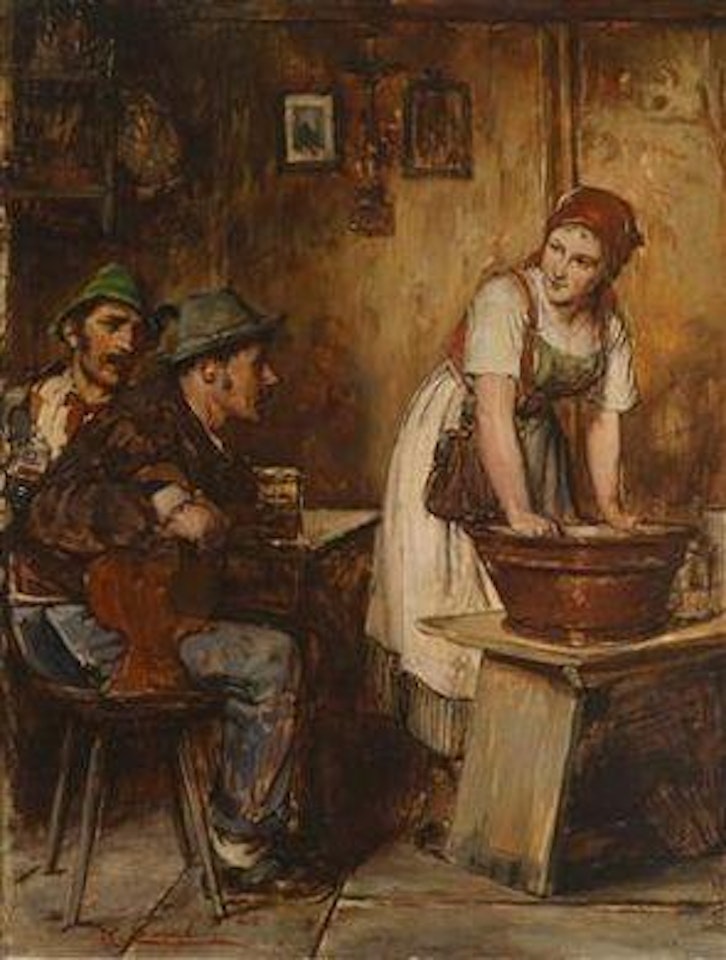 In the parlour by Hugo Engl