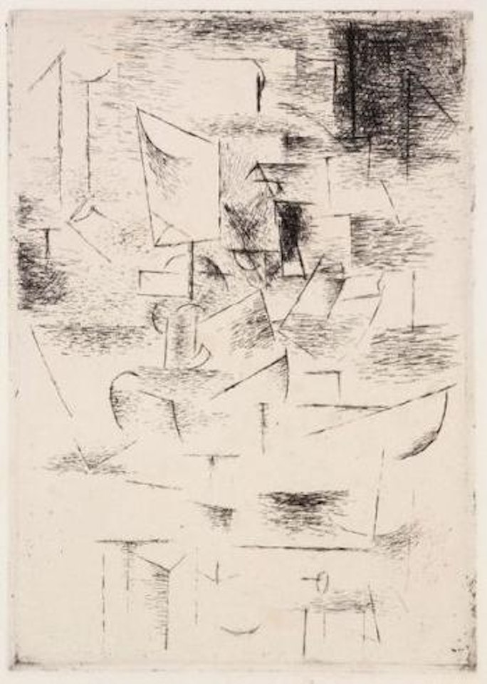La table (2e planche) by Pablo Picasso