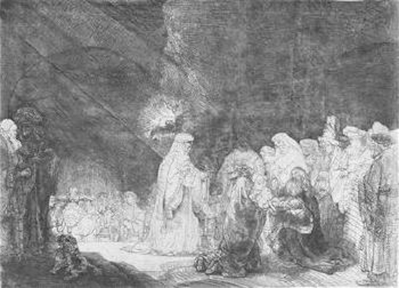 The Presentation in the Temple (Simeon’s Hymn of Praise) by Attributed to Rembrandt Harmensz van Rijn