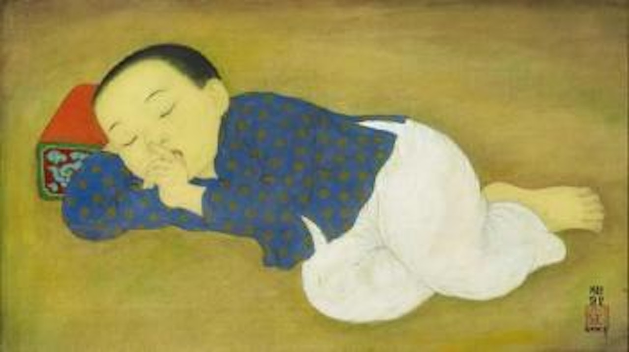 Enfant endormi by Mai Trung Thu