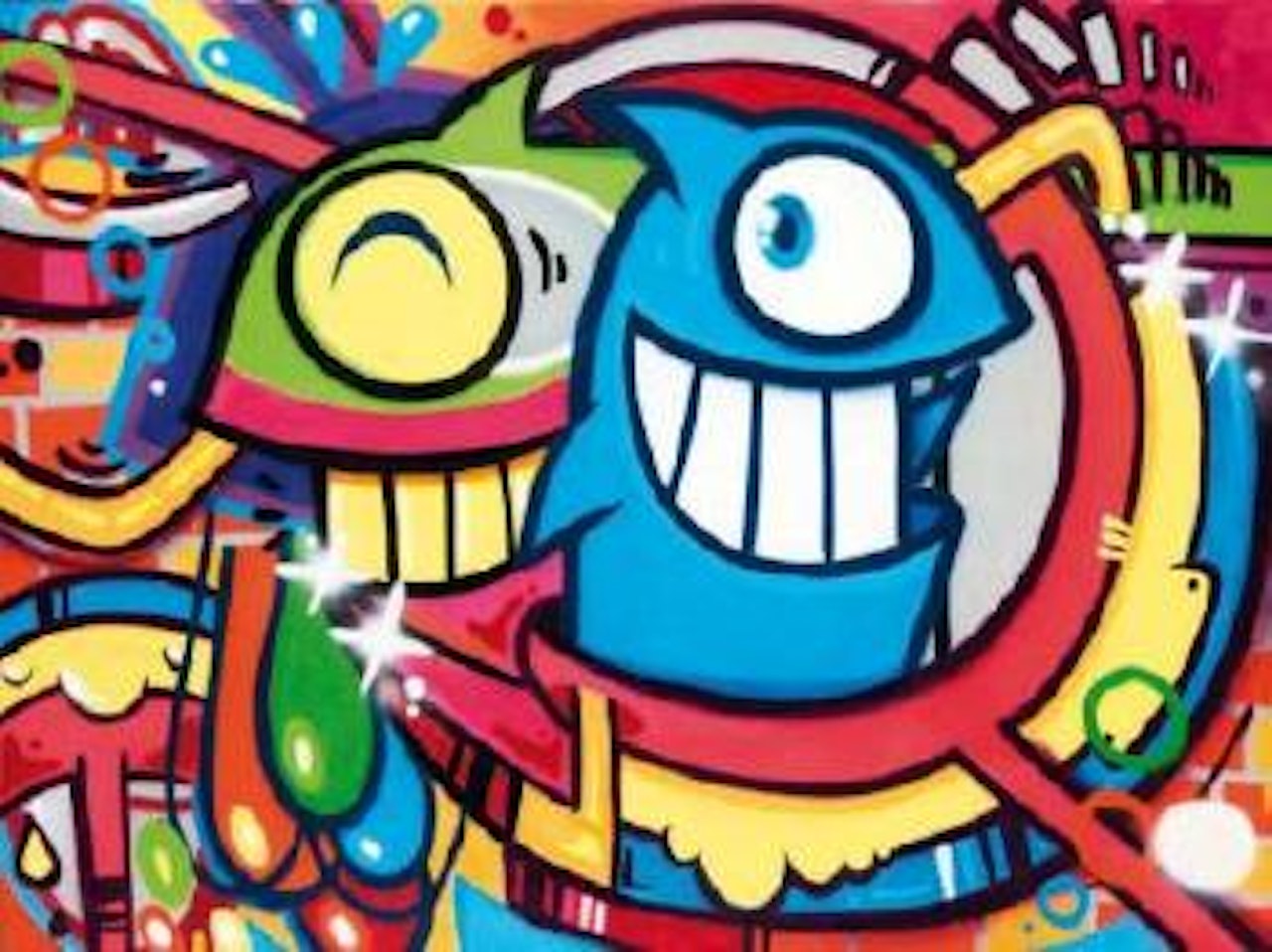 Graffiti party by Pez