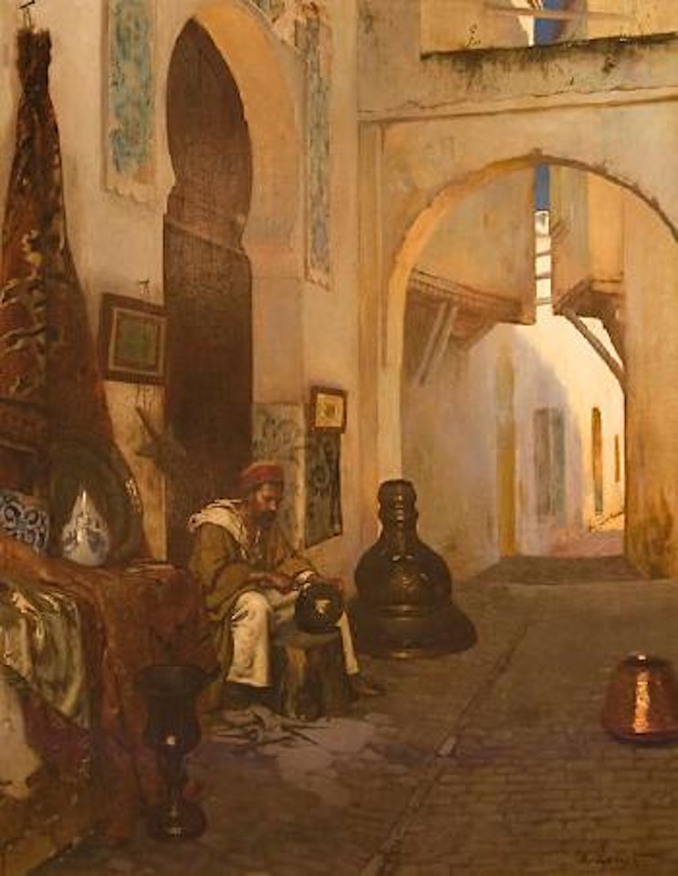 The metalworker by Rudolf Ernst
