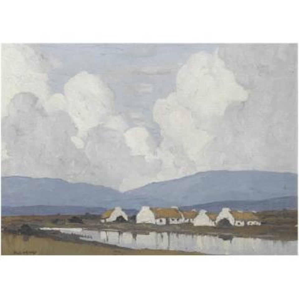 Achill, Village By The Lake by Paul Henry