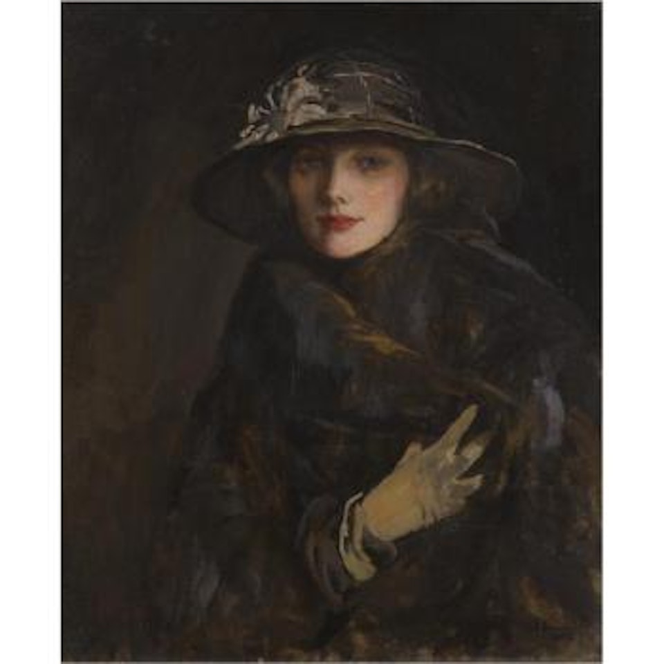 A Lady In Brown by John Lavery