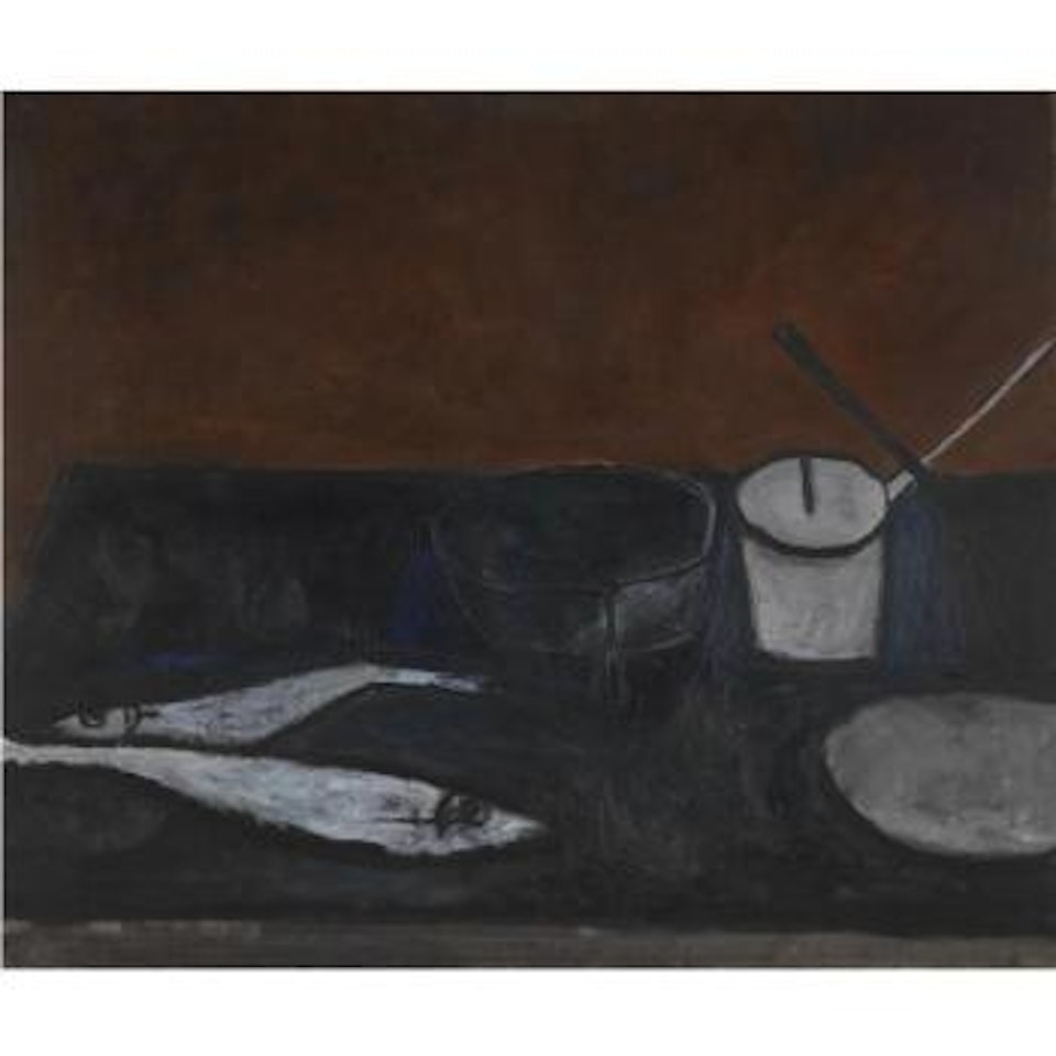 Fish And Frying Basket by William Scott