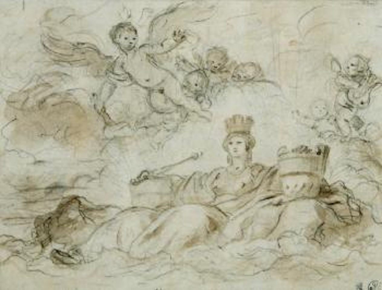 Allégorie de la Grande-Grèce by Jean-Honoré Fragonard