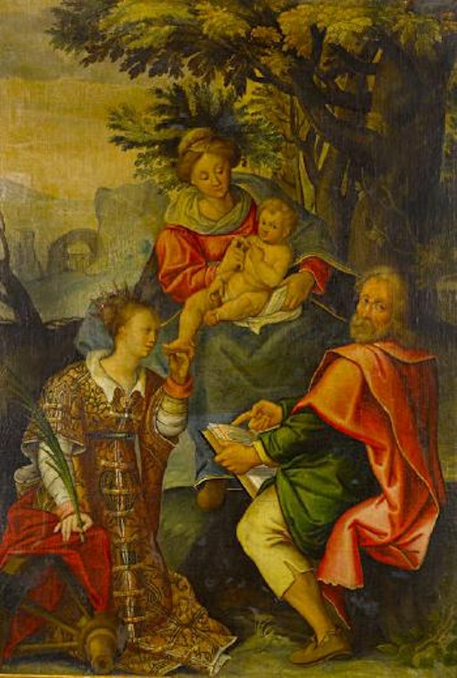 The Mystic Marriage of Saint Catherine by BOLOGNESE SCHOOL
