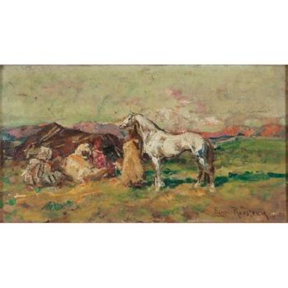 Le Campement by Henri Émilien Rousseau