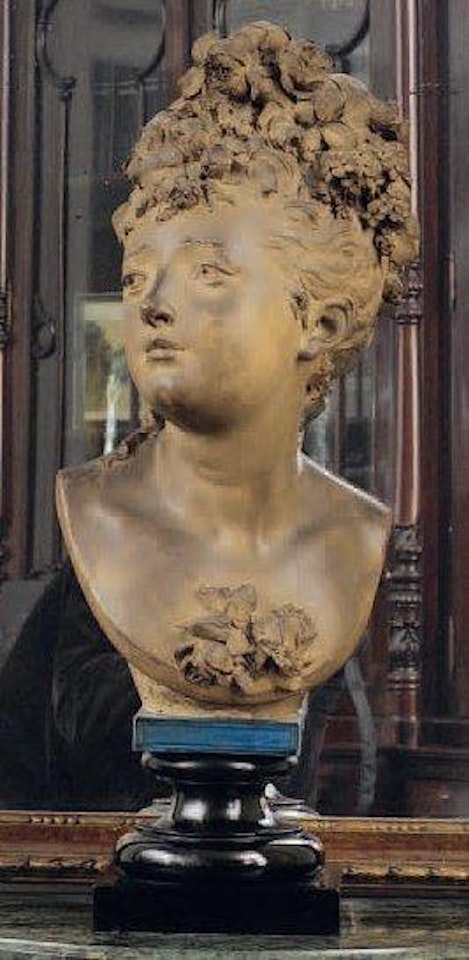 Une femme reposant by Albert-Ernest Carrier-Belleuse
