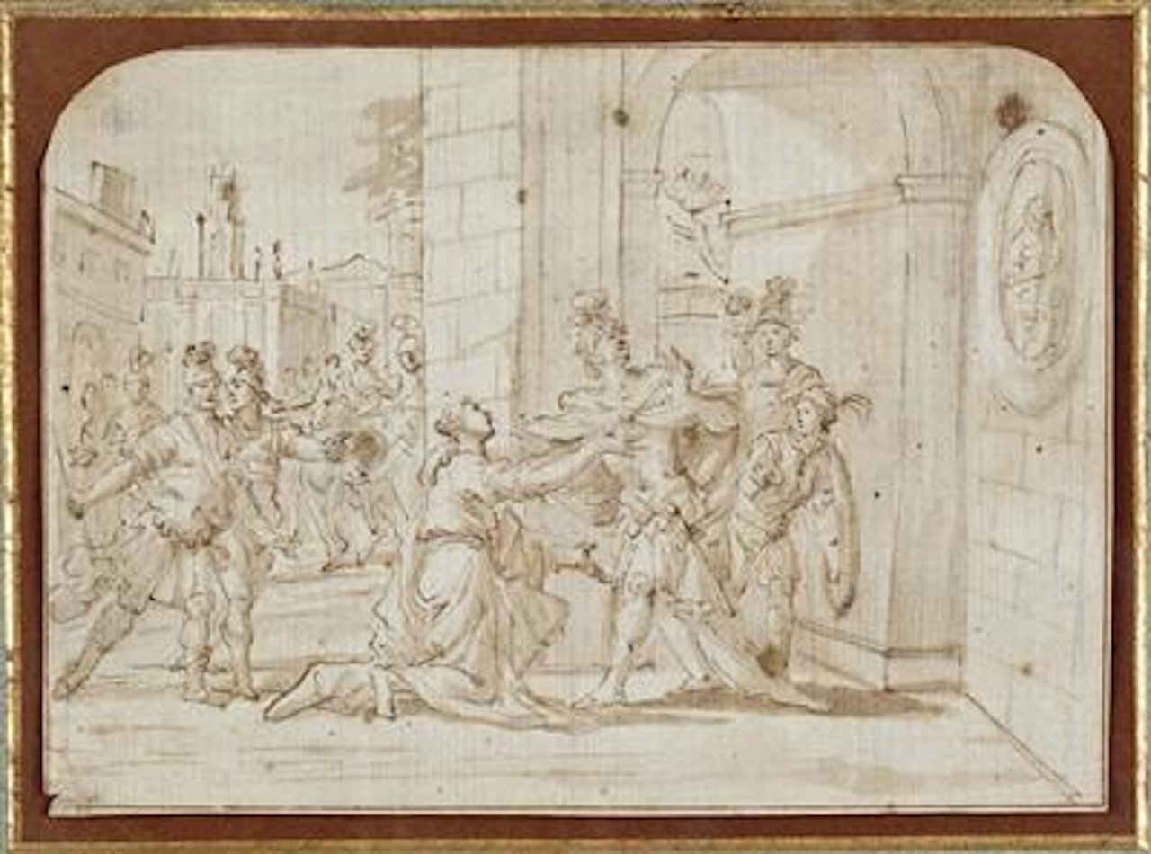 Abschied des Aeneas von Dido by Gaspare Diziani