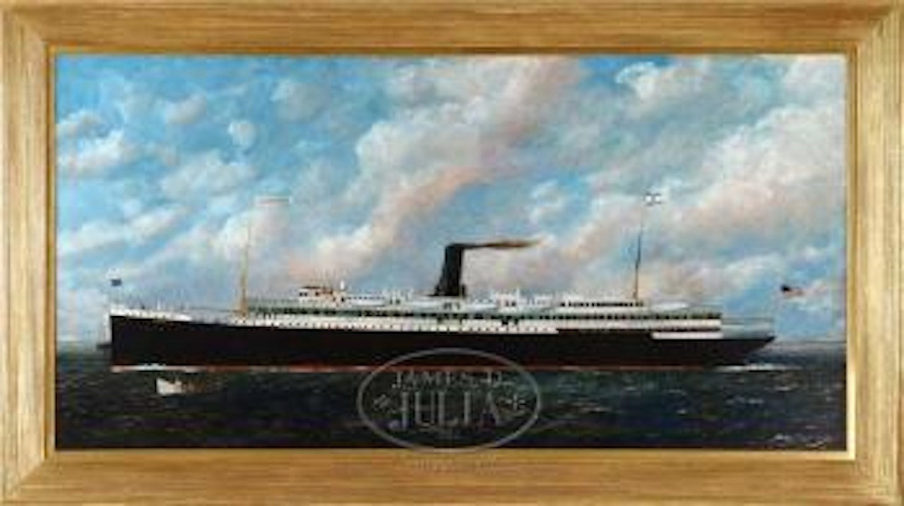 The Clyde Line's S.S. Apache by Antonio Jacobsen