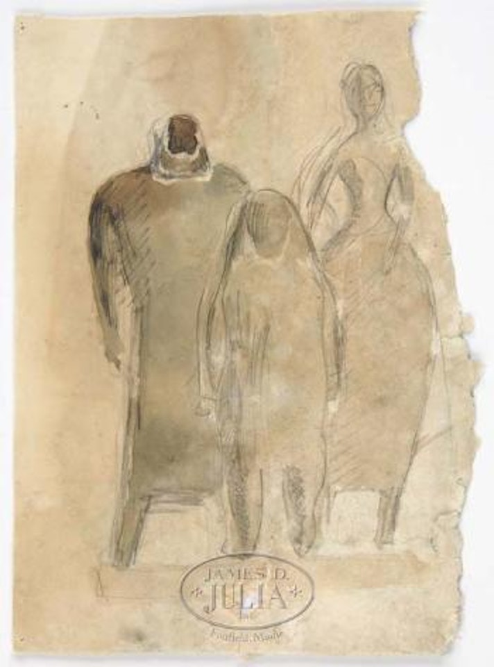 Two drawings by Elie Nadelman