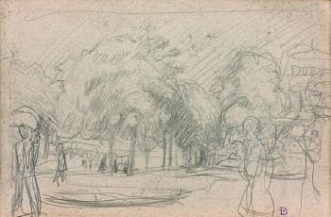 Promenade ombragée by Pierre Bonnard