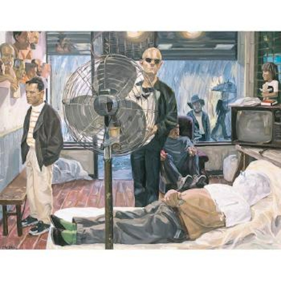 The Heavy Rain (In New York) by Liu Xiaodong