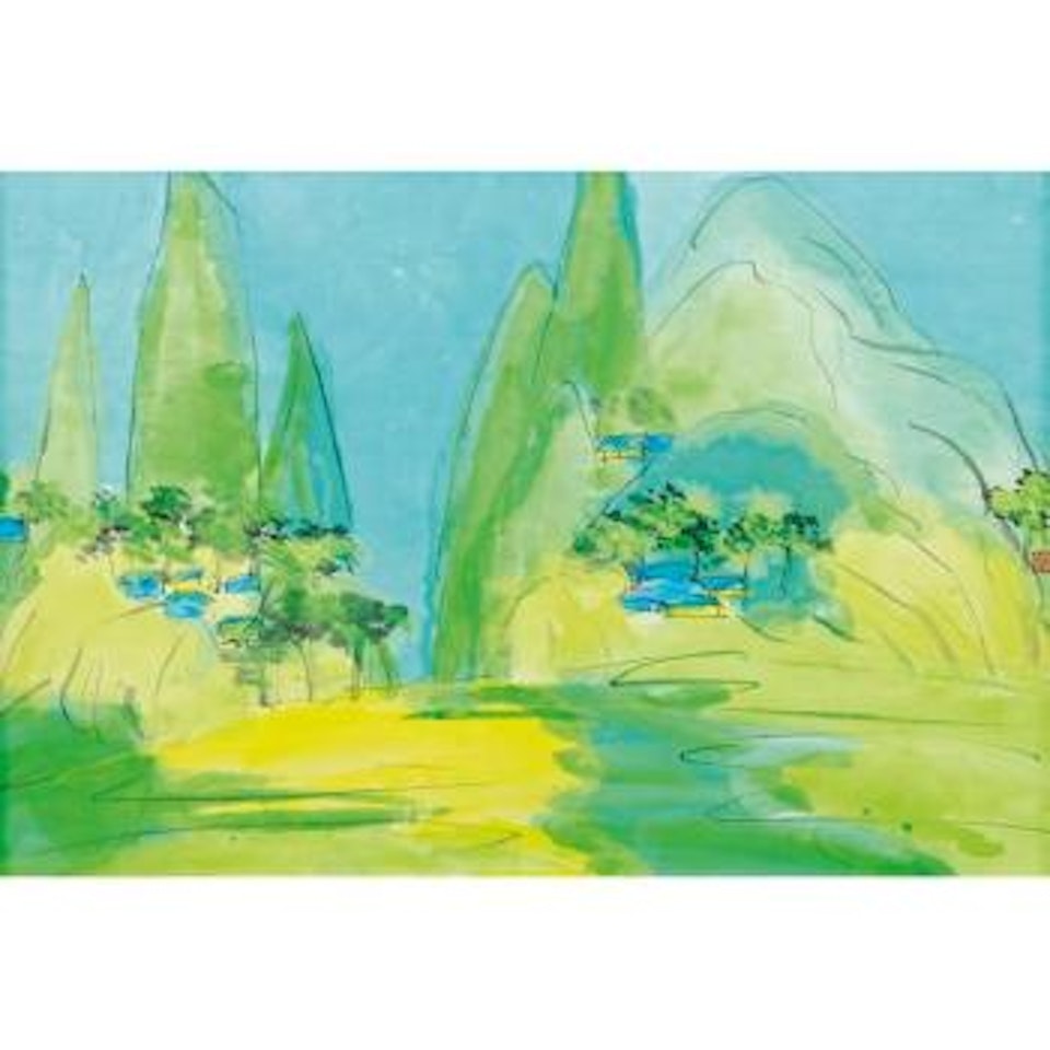 Landscape by Walasse Ting