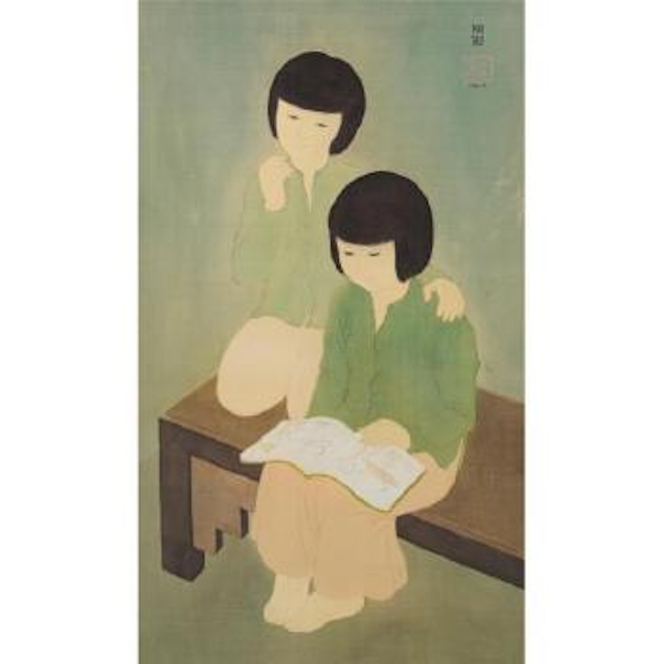 Deux Fillettes (Two Girls) by Mai Trung Thu