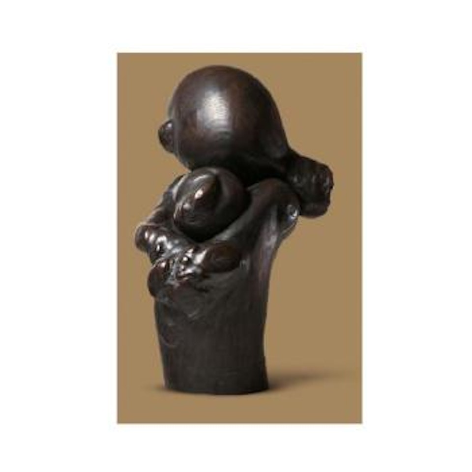 Mother And Child by Wang Keping