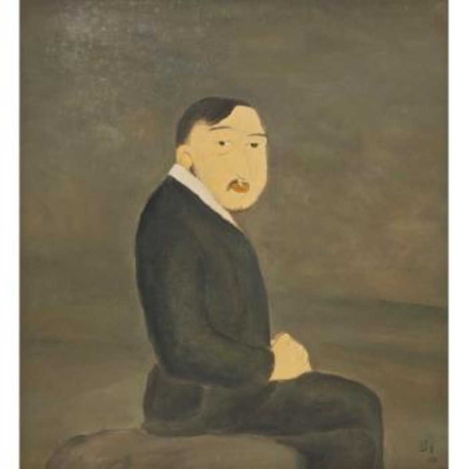 Seated Man by Qiu Yacai