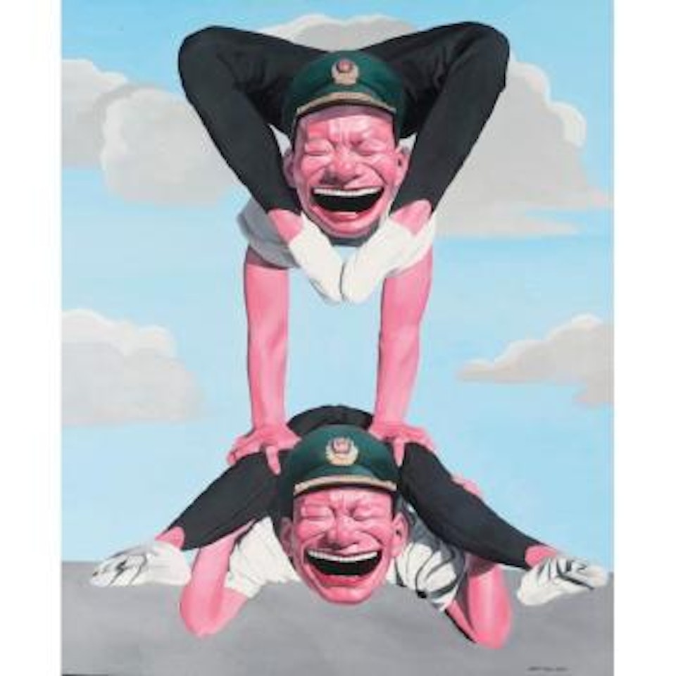 Hats Series- Acrobatics by Yue Minjun