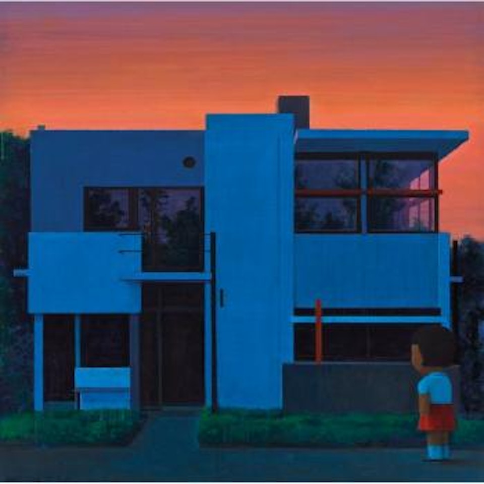 The Rietveld Schröder House At Nightfall by Liu Ye