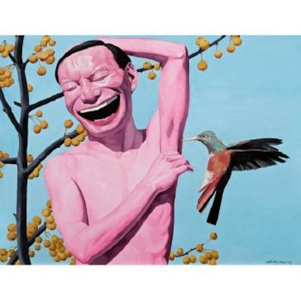 Yellow Fruit by Yue Minjun