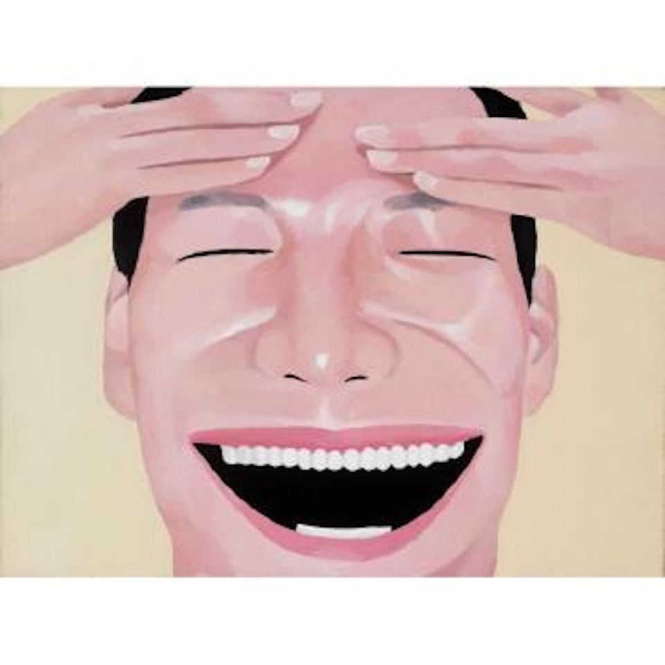 Smile From The Spring Powder Series No. 1 by Yue Minjun