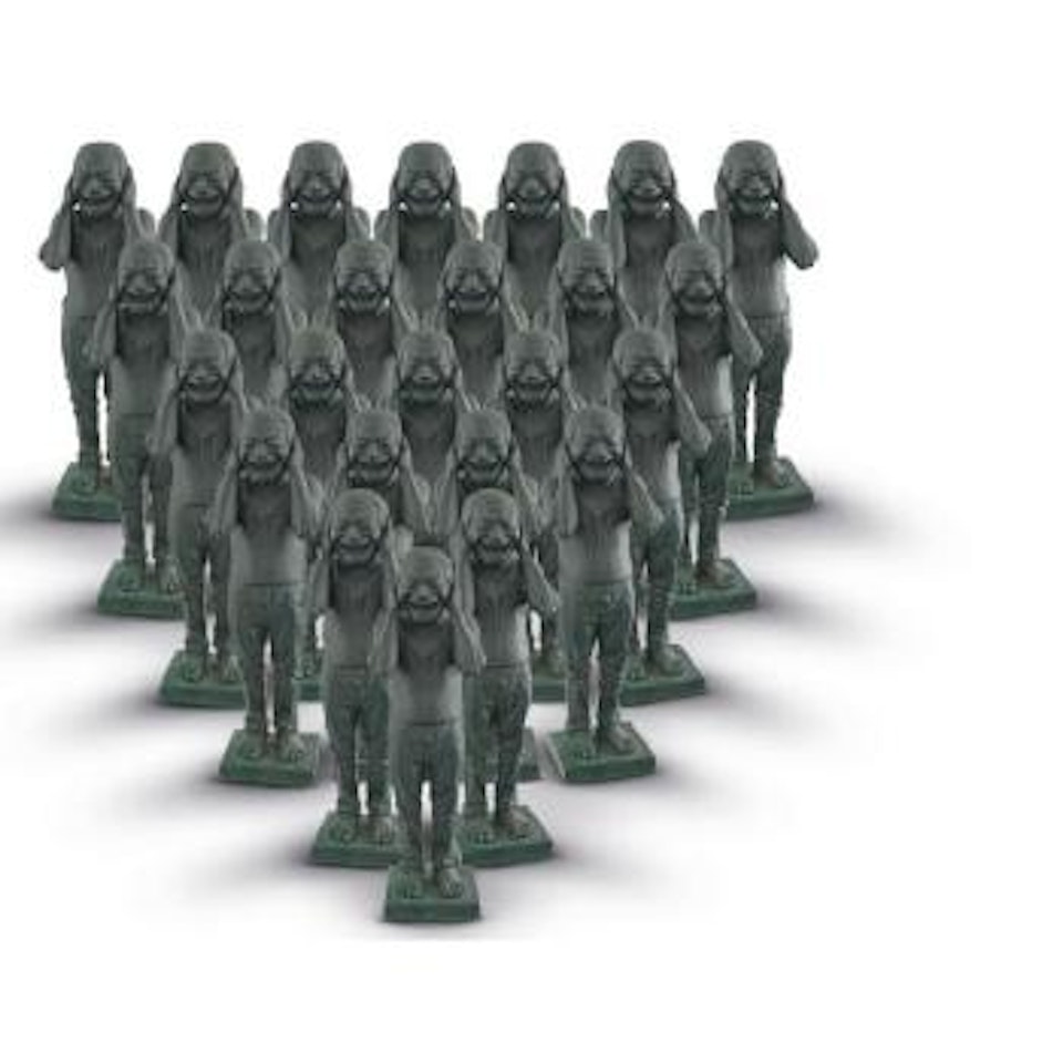 Contemporary Terracotta Warriors No. 9 (Set Of 25) by Yue Minjun