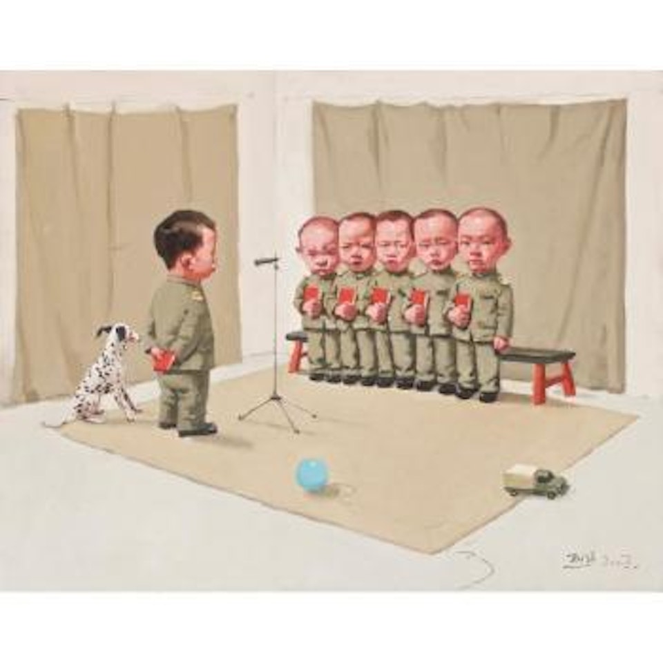 Children In Meeting by Tang Zhigang