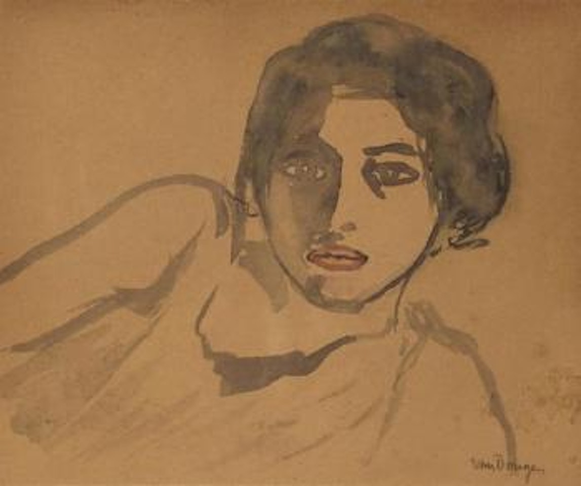 Visage de femme by Kees van Dongen