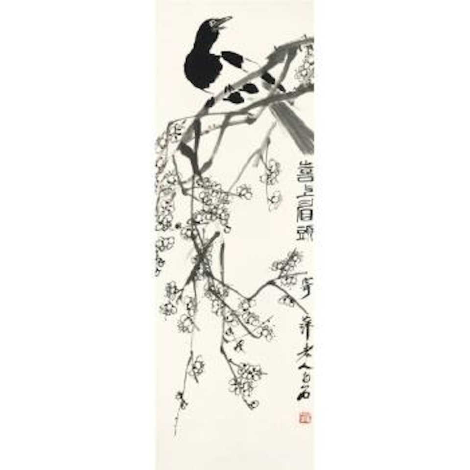 Magpie On Plum Tree by Qi Baishi