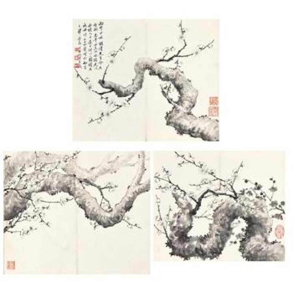 Plum Blossoms by Lengyue Tao
