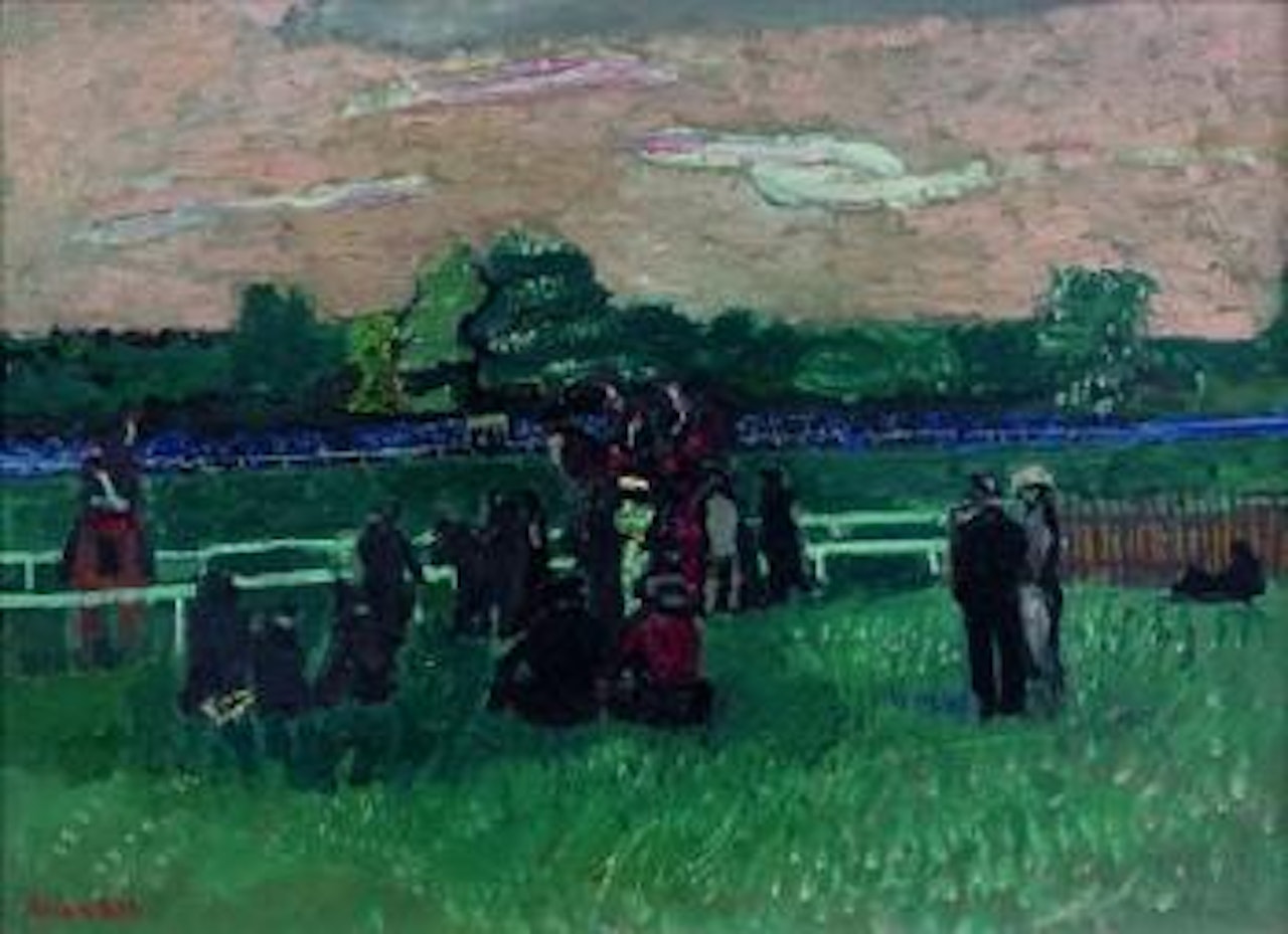 Aux courses by Maurice Brianchon