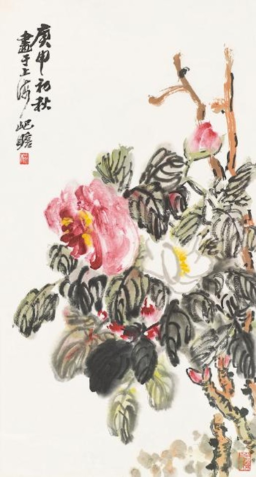 Peony by Zhu Qizhan